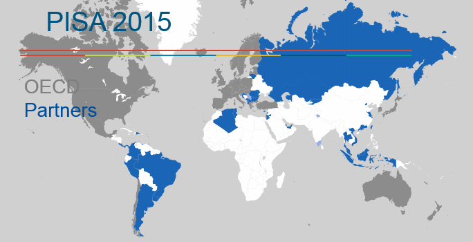 map_PISA_countries_economies_2015